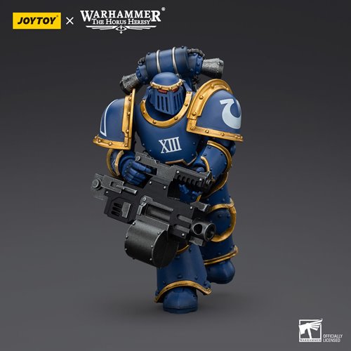 Joy Toy Warhammer: The Horus Heresy Ultramarines Legion MkIII Support Squad with Heavy Bolter 1:18 S