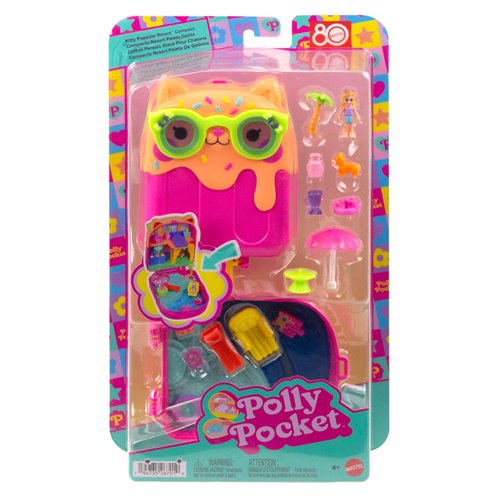 Polly Pocket Kitty Popsicle Resort Compact Playset