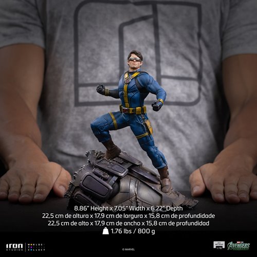 Avengers: Doomsday Cyclops Battle Diorama Series Art Scale 1:10 Limited Edition Statues