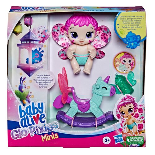 Baby Alive Glo Pixies Minis Berry Bug Glow-In-The-Dark Doll
