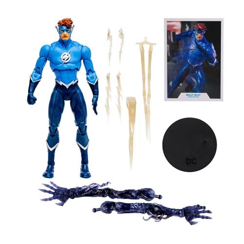 DC Build-A Wave 9 Speed Metal Wally West 7-Inch Scale Action Figure