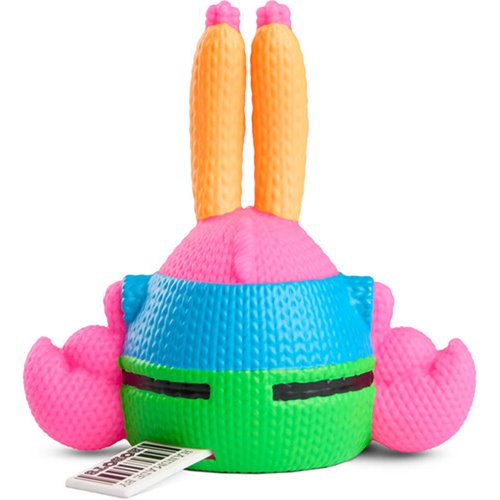 SpongeBob SquarePants Mr. Eugene Krabs #450 Black Light Handmade by Robots Vinyl Figure