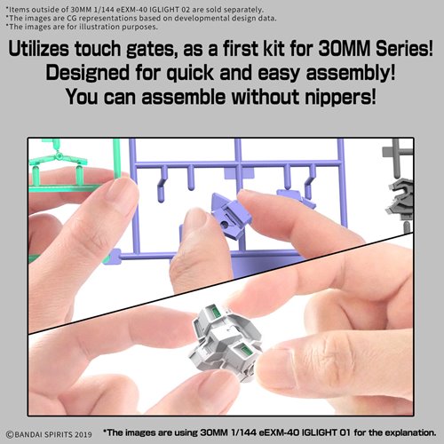 30 Minutes Missions eEXM-40 Iglight 02 1:144 Scale Model Kit