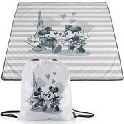 Mickey and Minnie Mouse Black and White Picnic Blanket