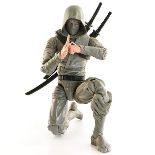 Articulated Icons Gray Basic Ninja 6-Inch Action Figure