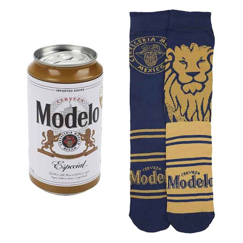 Modelo Crew Sock 2-Pack in a Beer Can