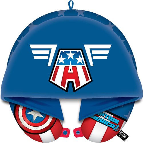 Captain America Neck Pillow with Hood