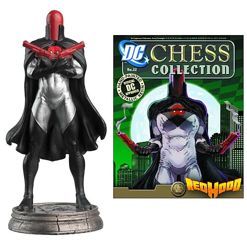 DC Superhero Red Hood Black Pawn Chess Piece with Magazine