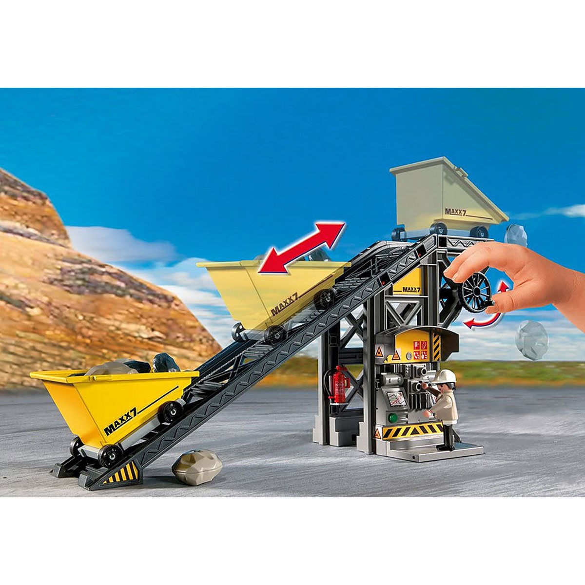 Playmobil City Action 4041 - Conveyor with Mini Excavator NEW - FREE  SHIPPING