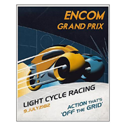 TRON ENCOM Grand Prix Paper Giclee Print