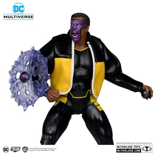 DC McFarlane Collector Edition Wave 11 #38 Mr. Terrific JSOA Red Platinum Edition 7-Inch Scale Actio