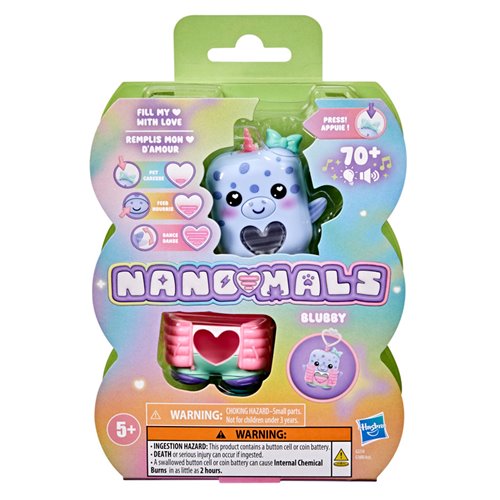 Nano-mals Blubby the Narwhal Electronic Pet Toy