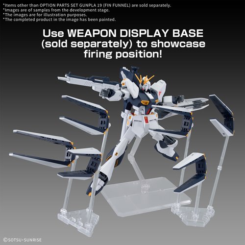 Mobile Suit Gundam: Char's Counterattack Option Parts Set Gunpla 19 Fin Funnel Entry Grade 1:144 Sca