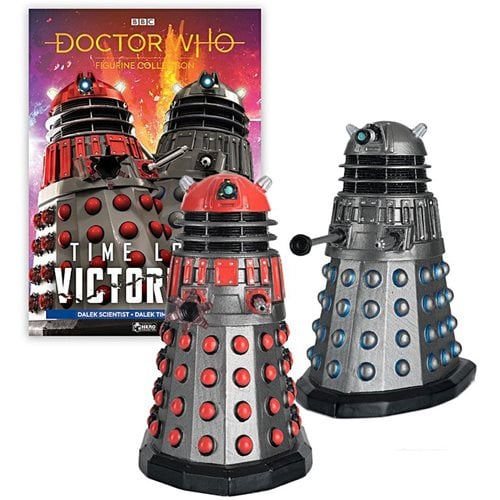 Doctor Who Collection Timelords Victorious Set #2 Dalek Time Commander and Dalek Scientist Figures