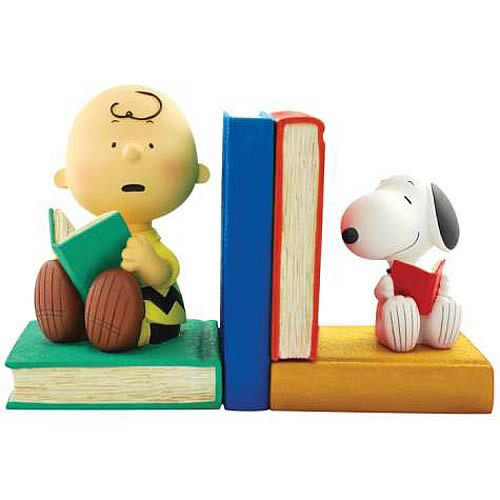 Peanuts Charlie Brown and Snoopy Bookends
