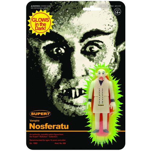 Nosferatu Glow in the Dark 3 3/4-Inch ReAction Figure