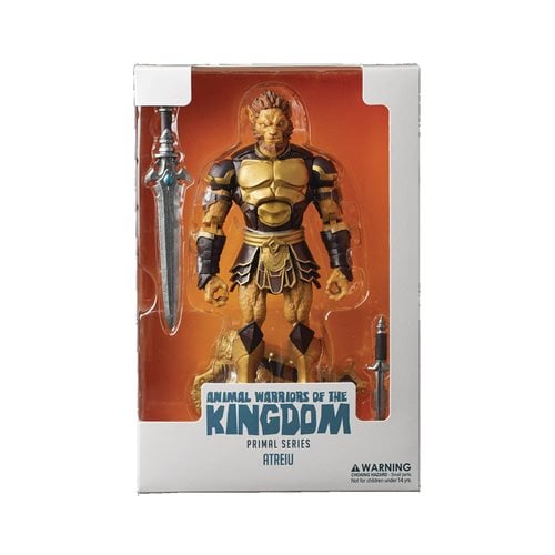 Animal Warriors of the Kingdom Primal Series Atreiu Regal Armor 6-Inch Scale Action Figure
