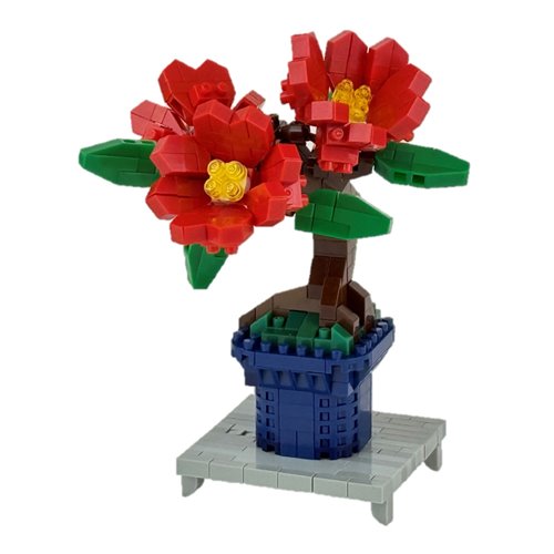 Bonsai Camellia Culture Nanoblock Sights to See Series Constructible Figure