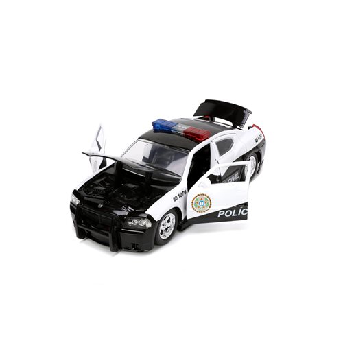 Fast and the Furious 5 2006 Dodge Charger Police Car 1:24 Scale Die-Cast Metal Vehicle