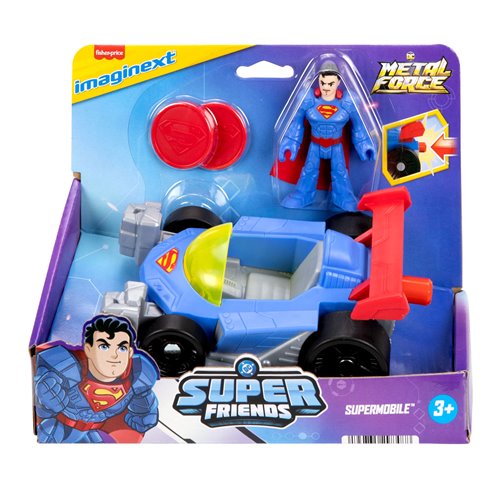 DC Super Friends Metal Force Imaginext Vehicle Case of 2