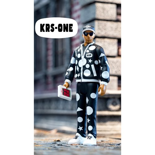 KRS-One KRS-1 (Self Destruction) 3 3/4-Inch ReAction Figure