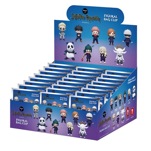JUJU 7ケースセット Jujutsu Kaisen Series 7 3D Foam Bag Clip Random 6-Pack
