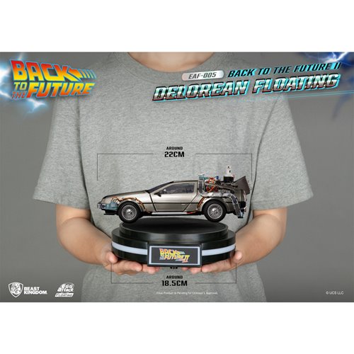 Back to the Future II Delorean Floating EAF-005 Egg Attack Floating Statue