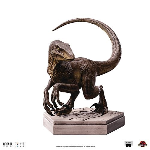 Jurassic Park Velociraptor C Icons Statue