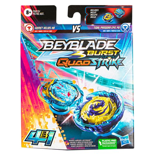 Beyblade Burst QuadStrike Spinning Top Dual Pack Wave 2 Case