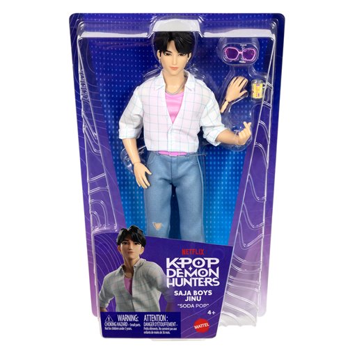 KPop Demon Hunters Saja Boys Jinu Soda Pop Doll