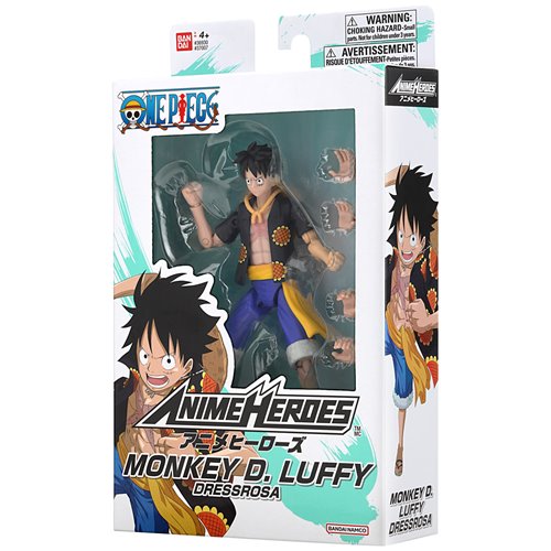 One Piece Anime Heroes Action Figure Wave 1 Case of 6