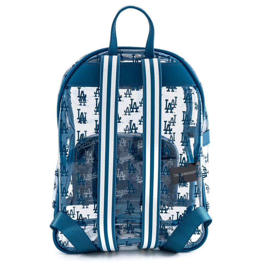 Buy MLB Los Angeles Dodgers Clear Mini-Backpack at Entertainment Earth.  Mint Condition Guaranteed. FREE SHIPPING on eligible …