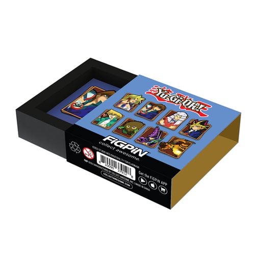 Yu-Gi-Oh Series 1 FiGPiN Mystery Mini Enamel Pin Display of 10