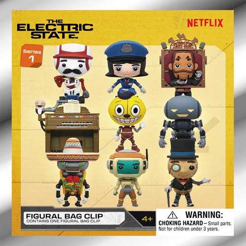 The Electric State 3D Foam Bag Clip Random 6-Pack