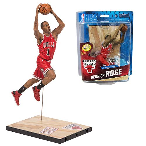 Details about   DERRICK ROSE action figure basketball Collection 12inch 34cm