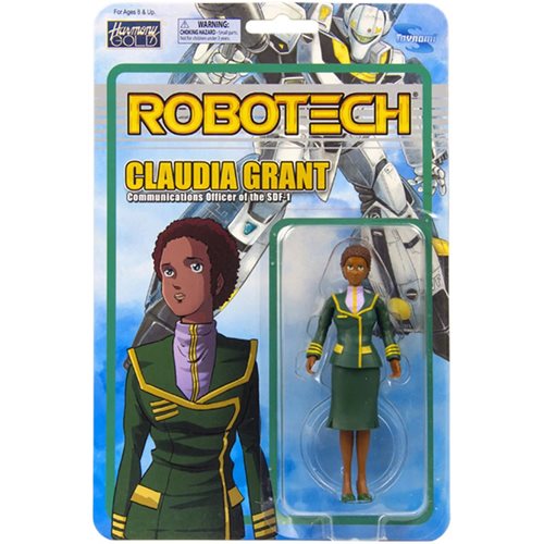 Robotech Claudia Grant 4-Inch Action Figure, Not Mint