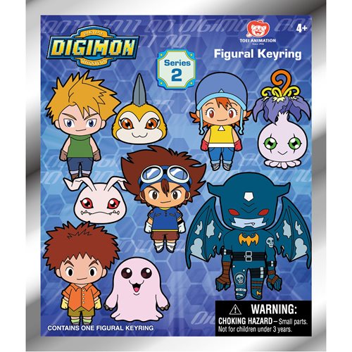 Digimon Series 2 Figural Bag Clip Display Case