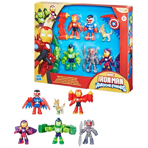 Iron Man and his Awesome Friends Armored-Up Avengers Action Figure Pack