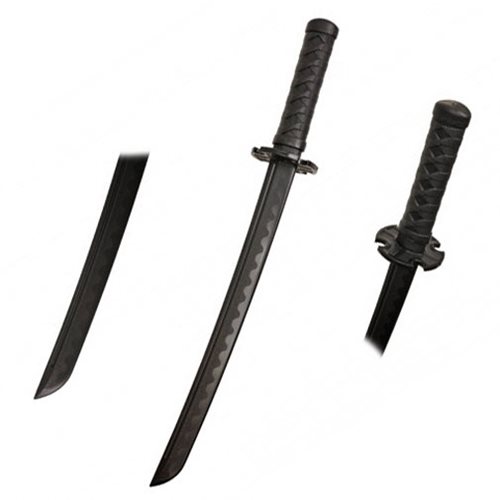 Hero's Edge Black Polypropylene 29-Inch Double-Blade Sword 
