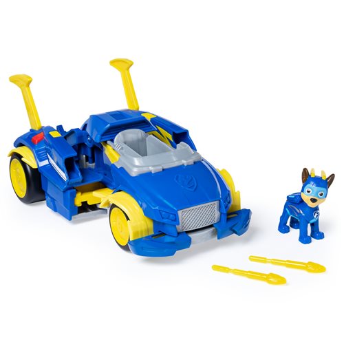 PAW Patrol Mighty Pups Super PAWs Chase's Powered Up Cruiser Transforming Vehicle