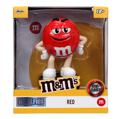 M&M Red 4-Inch Metals Die-Cast Metal Figure