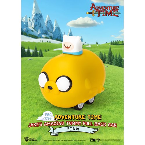 Adventure Time Jake's Amazing Tummy Pull Back Car Series PBC-034 Vehicle Blind Box Case of 6