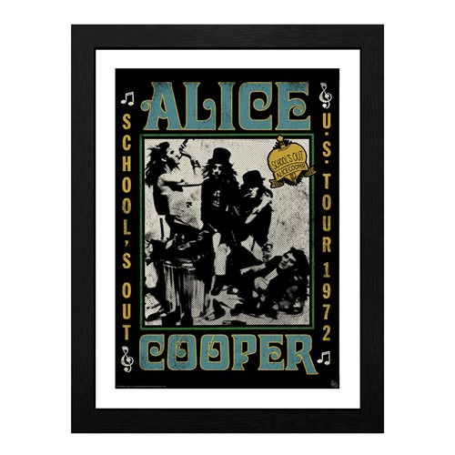 Alice Cooper School's Out Tour Framed Print