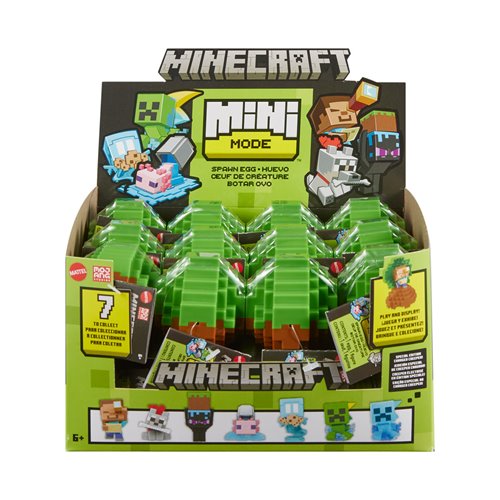 Minecraft Mini Mode Spawn Egg Mini-Figure Random 3-Pack
