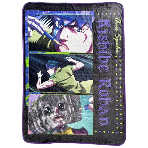 JoJo's Bizarre Adventure Kishibe Rohan Throw Blanket