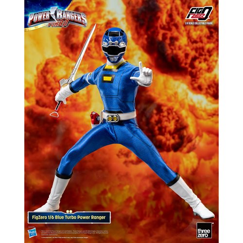 Power Rangers Turbo Blue Turbo Power Ranger FigZero 1:6 Scale Action Figure