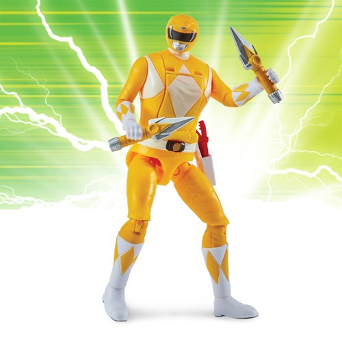Mighty Morphin Power Rangers: Re-Ignition Auto Morphin Yellow Ranger Action Figure