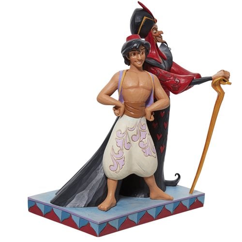 Disney Traditions Aladdin and Jafar Good vs. Evil by Jim Shore Statue