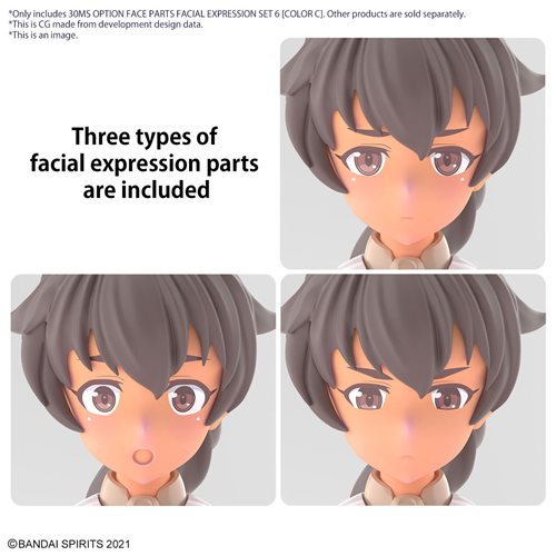 30 Minute Sisters Option Face Parts Facial Expression Set 6 Color C Model Kit