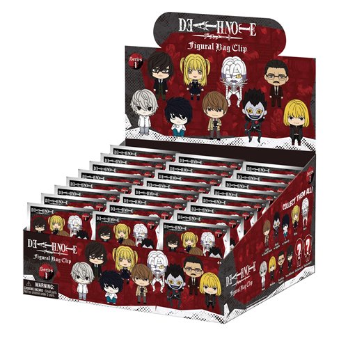 Death Note 3D Foam Bag Clip Random 6-Pack